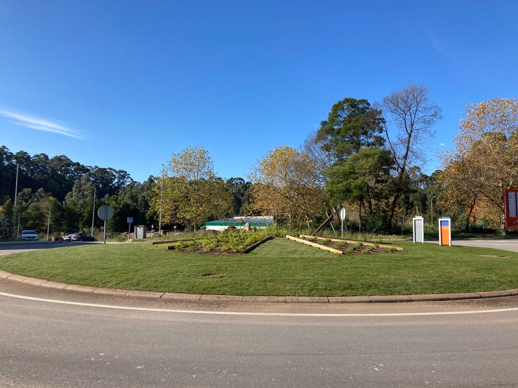 El Ayuntamiento de Bueu instala riego automatico en el Parque