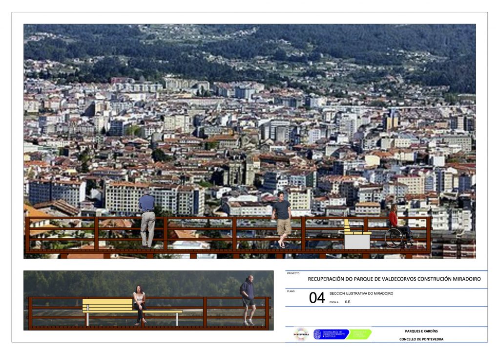 Iván Puentes impulsa un proyecto de mejora integral que dará un mirador al parque de Valdecorvos y renovará la red de caminos y pasarelas de la zona 3 Ivan Puentes impulsa un proyecto de mejora integral que dara