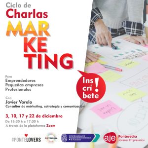 #PonteLovers y AJE impulsan un Ciclo de Charlas de Marketing dirigido a emprendedores, pequeños empresarios y profesionales