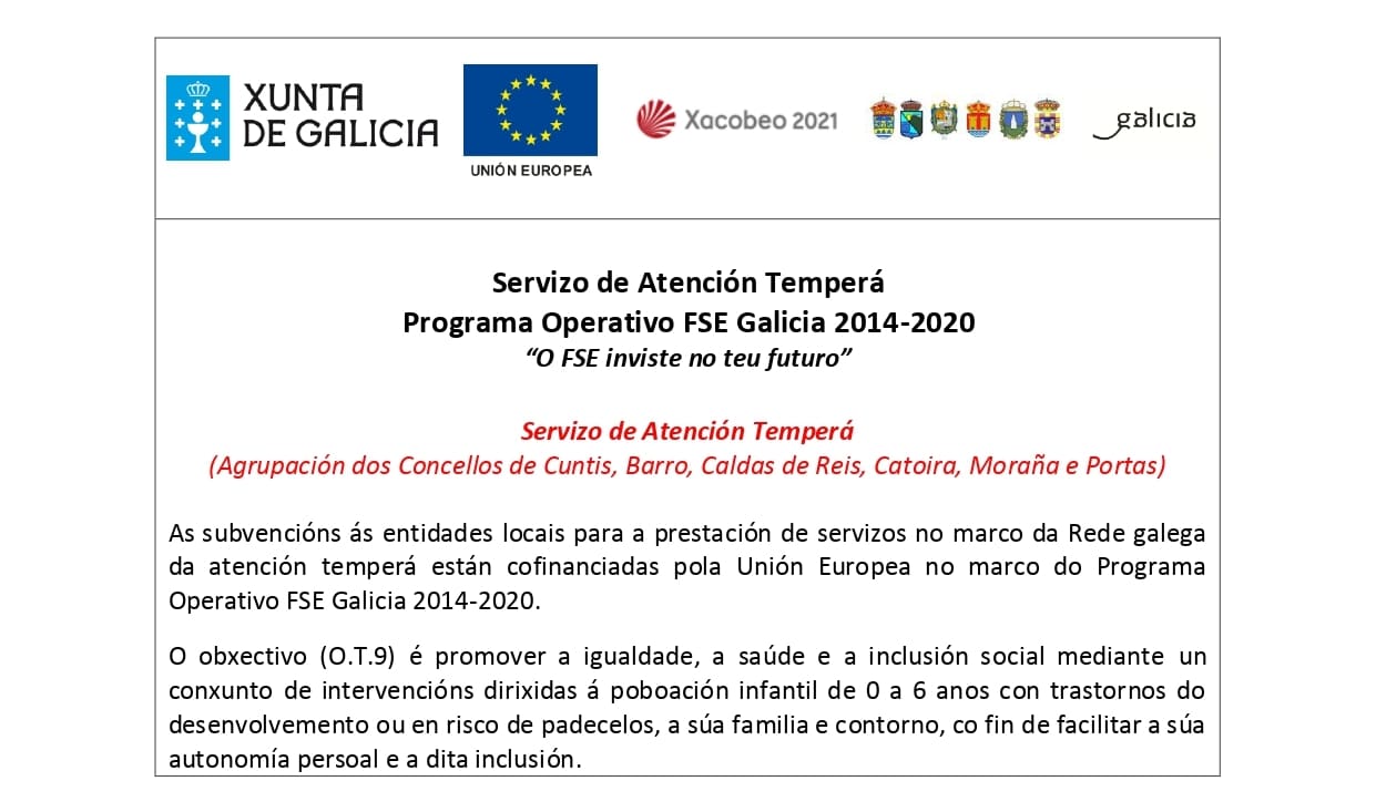 Servicio de atencion temprana