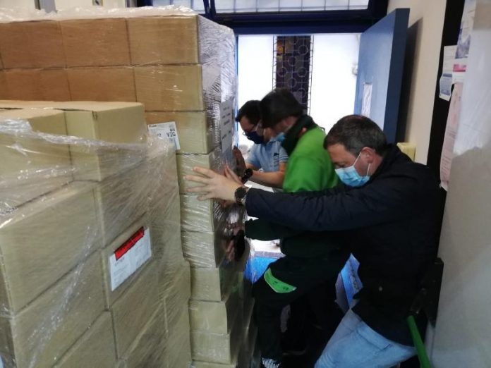 Bienestar Social distribuirá 200.000 máscaras donadas por una empresa de Pontevedra