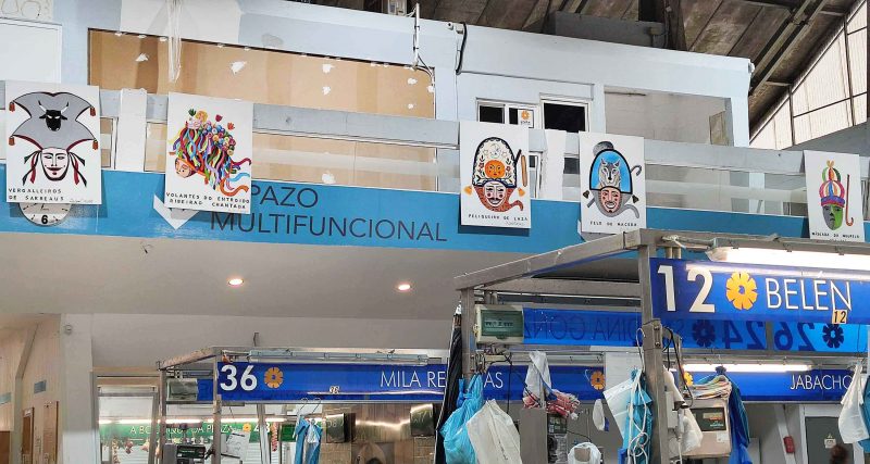 1612865714 552 Exposicion Mascaras del Carnaval Gallego en la Plaza de Abastos