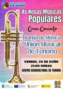 CONCIERTO DE MÚSICA-UNIÓN MUSICAL TENOR – Ayuntamiento de Cerdedo-Cotobade
