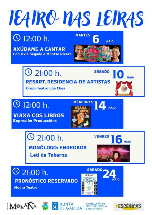 Cartel Teatro Nas Letras