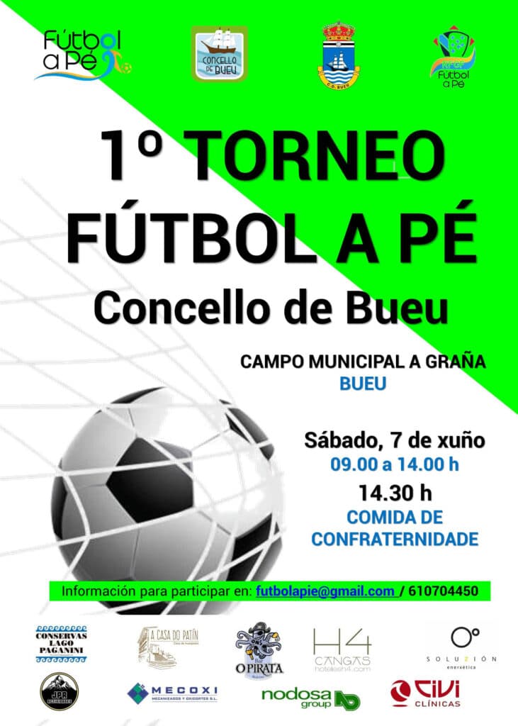 Este sabado el primer torneo de futbol esta organizado por