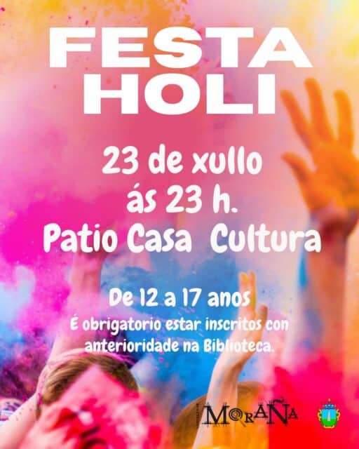 Fiesta de Holi Miercoles 23 de julio