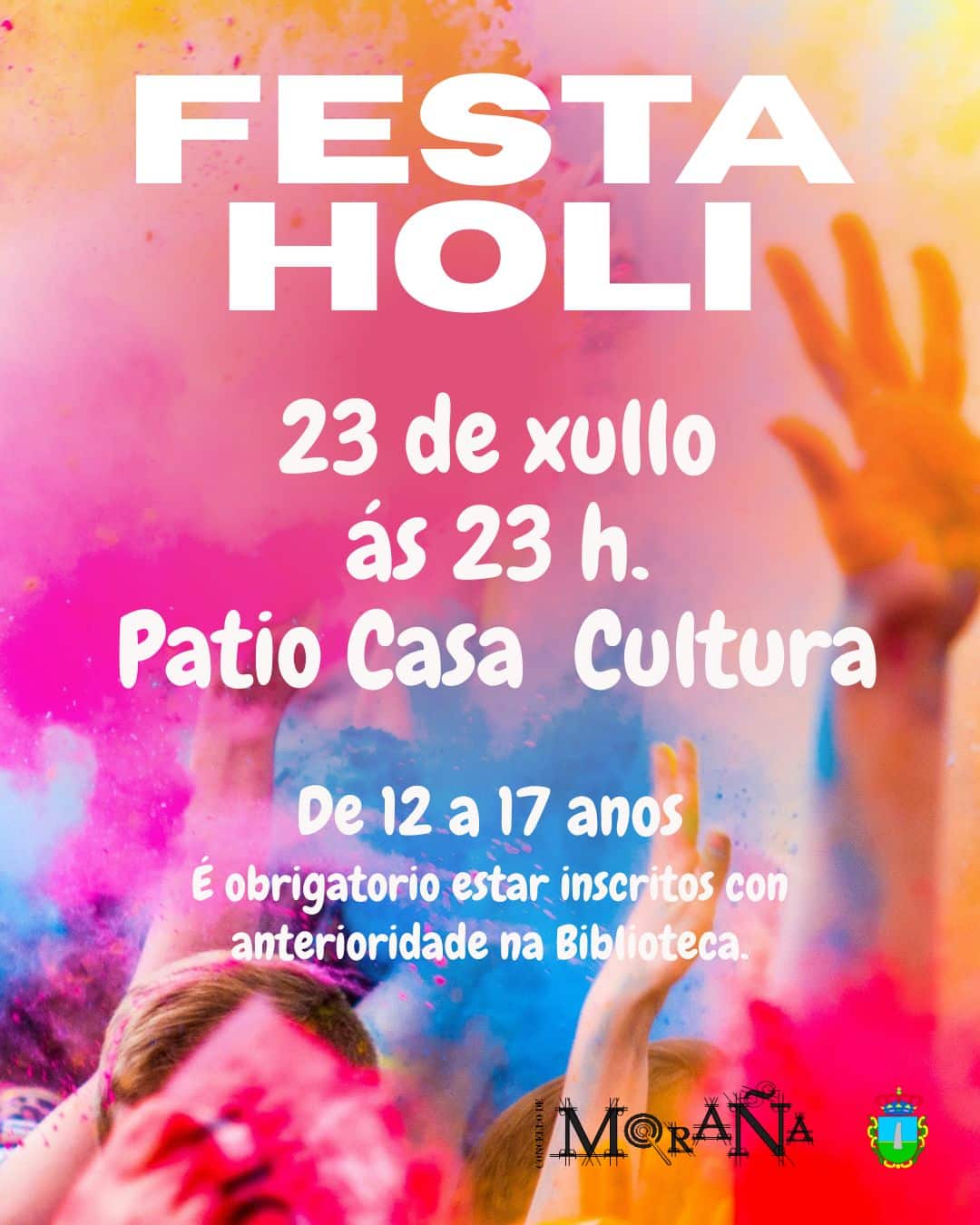Fiesta de Holi Miercoles 23 de julio