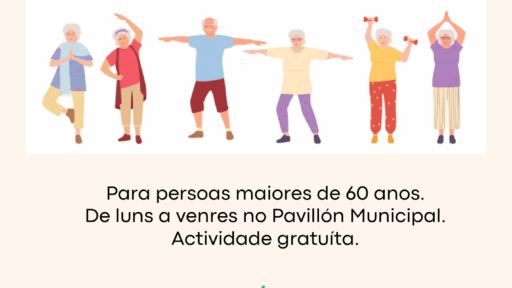 Actividades Ocio y Benestar 3ra edad desde el 1 de