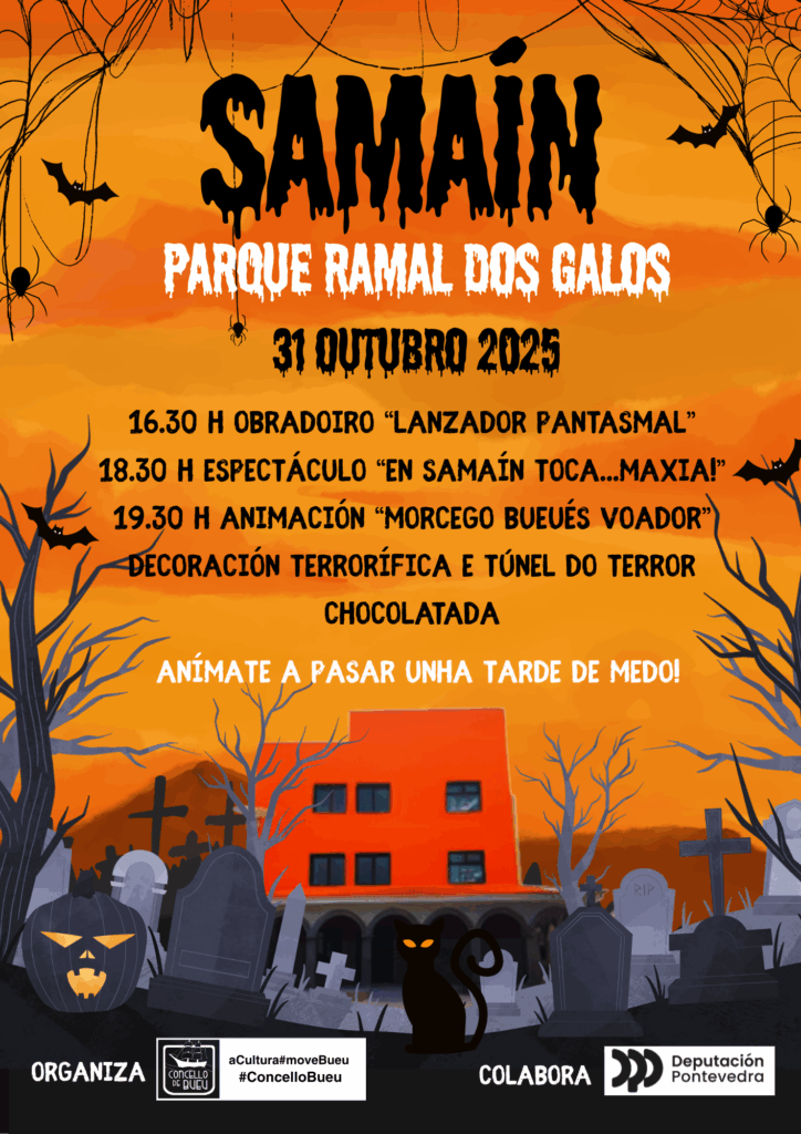 El Ayuntamiento de Bueu organiza un Samaín terrorífico el 31 de octubre en el parque Ramal dos Galos - Ayuntamiento de Bueu 3 El Ayuntamiento de Bueu organiza un Samain terrorifico el 31