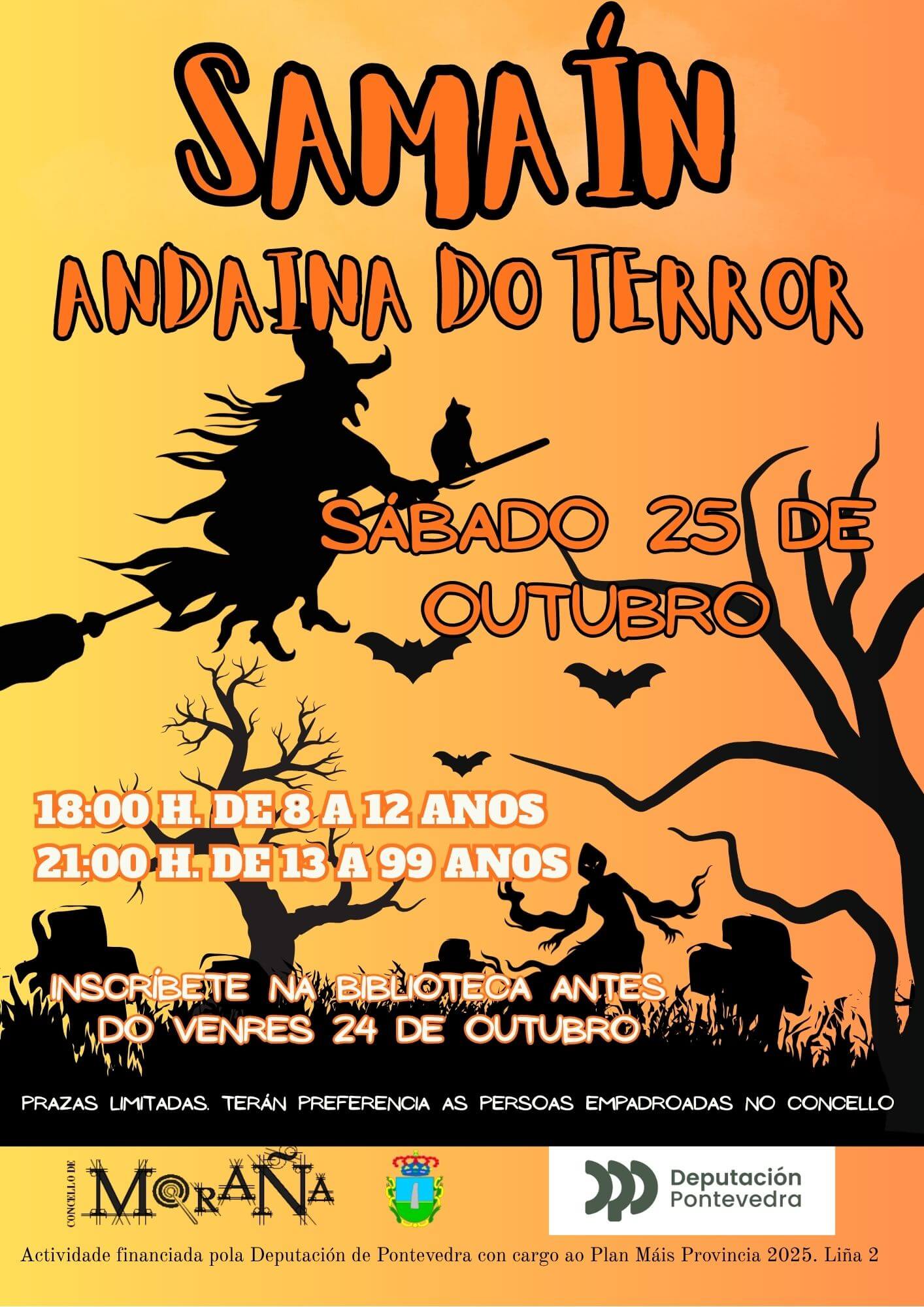 Samain Andaina do Terror Sabado 25 de octubre