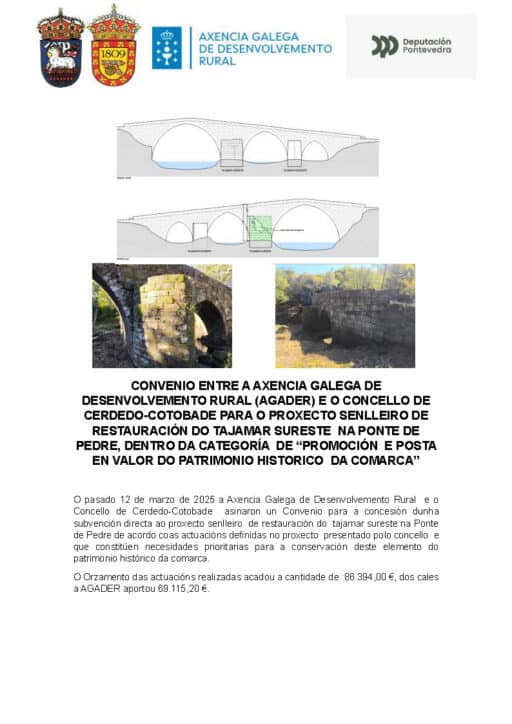 Convenio entre la Axencia Galega de Desarrollo Rural AGADER y