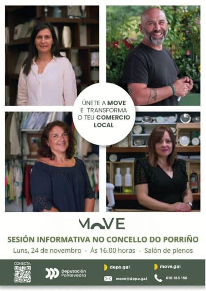 Porriño acogerá una jornada informativa sobre la red MOVE dirigida al comercio y la hostelería 3 Porrino acogera una jornada informativa sobre la red MOVE dirigida