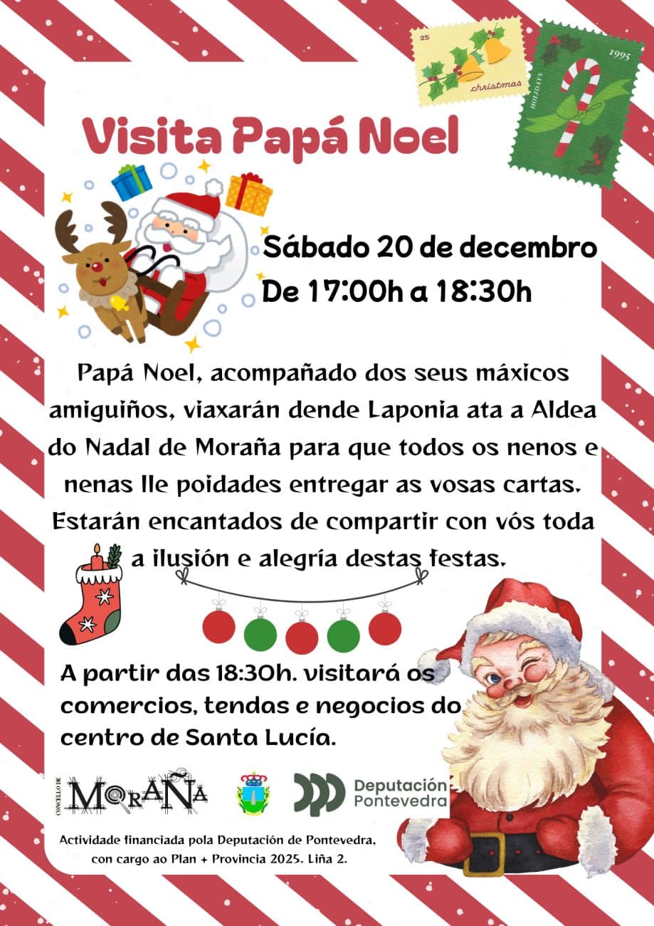 Visita a Papa Noel – Sabado 20 de diciembre de
