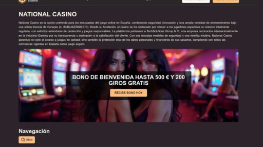 Análisis de la variedad de juegos en National Casino: tragaperras, ruleta y más