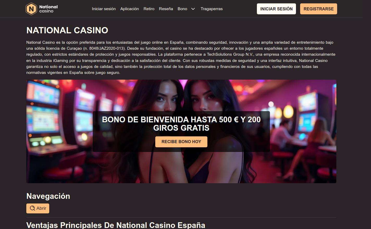 Análisis de la variedad de juegos en National Casino: tragaperras, ruleta y más