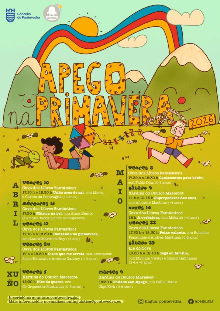 El programa Apego presenta su programación de primavera con más de 20 actividades para familias en Pontevedra 3 APEGO PRIMAVERA 2026