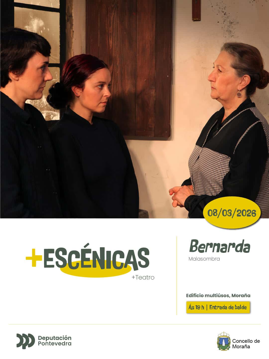 Teatro Bernarda – 08 de Marzo no Edificio Multiusos